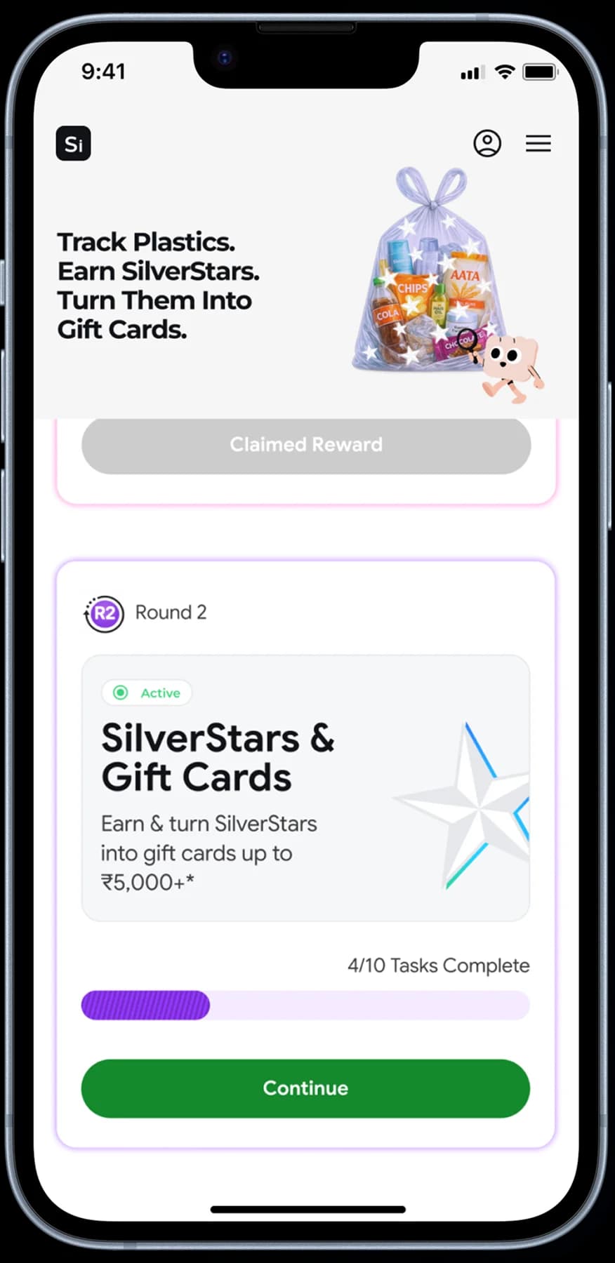 SilverStars & gift cards Round